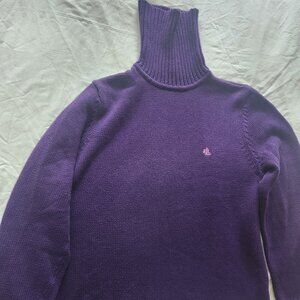 LAUREN RALPH LAUREN women's Sweater size XL Purple 100% Cotton